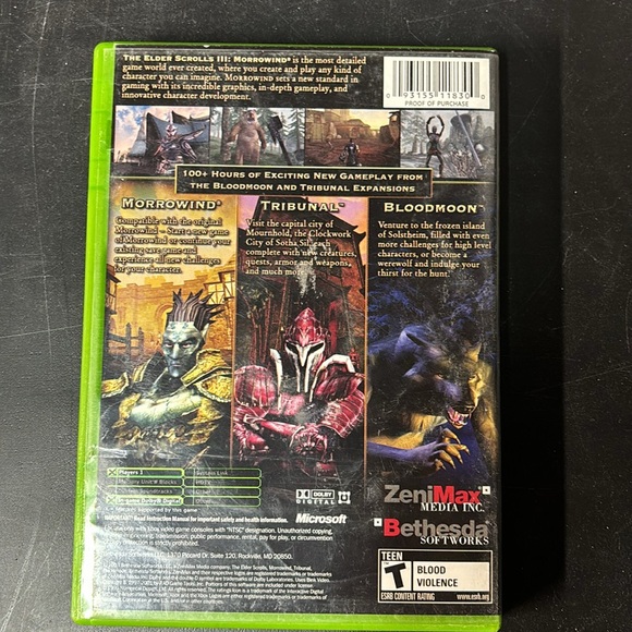 Elder Scrolls III: Morrowind & Fable: Lost Chapters for Xbox! - Picture 2 of 3